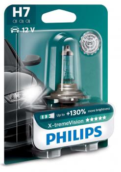 Philips H7 12V Scheinwerferbirne 55W PX26d X-treme Vision +130% 1st. Blister(129